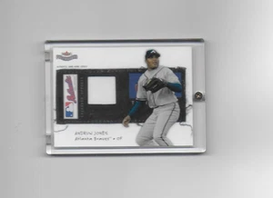Andruw Jones 2004 Fleer Patchworks Game Used Jersey Card LA-AJ #044/300 - Picture 1 of 2