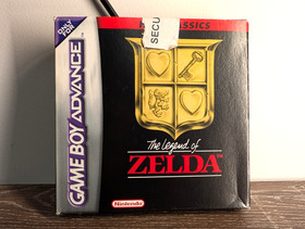Nintendo NES Classics The Legend of Zelda GBA RPG Complete In Box AUS