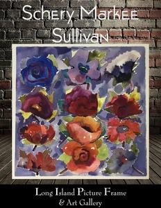 Schery Markee Sullivan Garden Squared Signed Original Mixed Media - Picture 1 of 3