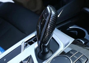 New For BMW 5 Series G30 2018-2022 Carbon FiberConsole Gear Shift Knob Cover Cap - Picture 1 of 7