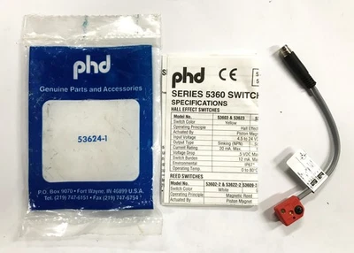 PHD 5360 Series Proximity Switch 53624-1 NOS - Image 1 of 4