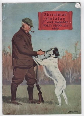 1940 CHRISTMAS CATALOG FOR PIPE SMOKERS WALLY FRANK TOBACCO CALABASH HAND CARVED - Image 1 of 4