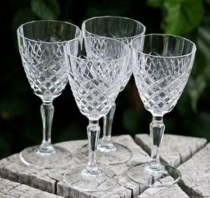 VINTAGE Verrerie D'arques Dauphine Weingläser 4er Set Made In France - Bild 1 von 5