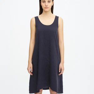 Herman + Rhys Dress AUS 8 US4 NEW Midi Blue Silk Sleeveless Minimalist Casual - Picture 1 of 7
