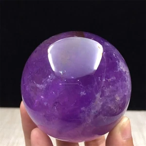 0.9LB Top Natural Dream Amethyst Sphere QUquartz ball Crystal Balls Home Decor - Picture 1 of 6
