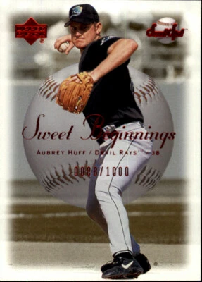 2001 Sweet Spot #77 Aubrey Huff SB /1000 - NM-MT - Image 1 of 2