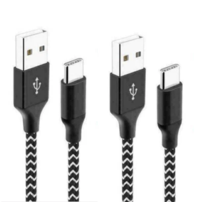Cable USB tipo C de 10 pies de largo para Samsung Android USB cargador rápido bloque de alimentación de pared Foto 1 de 4