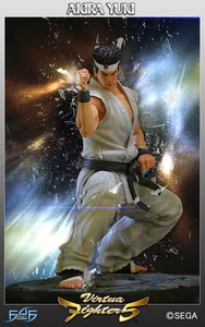 Estatua First4Figures Sega Virtua Fighter Akira Yuki como nueva en caja - Imagen 1 de 6