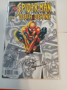 Spiderman DEATH & DESTINY #1 DF SIGNIERT & BEMERKT VON ROBERT CAMPANELLA COA86/299 - Bild 1 von 3