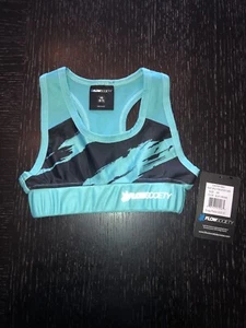 New Girls Sports Bra XS 6-7 Flow Society Paint Splatter - Picture 1 of 4