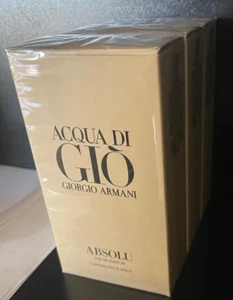 Giorgio Armani Acqua Di Gio Absolu Giorgio Armani Parfum 125ml/4.2 Fl oz Men's🥇 - Picture 1 of 4