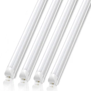 T8 2FT Led Shop Light Fixture 20W Frosted Garage Cabinet Utility Led Tube Lights - Picture 1 of 12