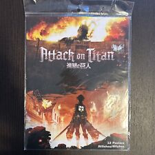 Funimation Attack on Titan Poster Book 12 posters 8.5"x11" NEW & Sealed