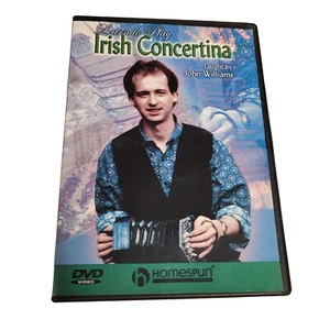 Learn to Play Irish Concertina Taught By John Williams DVD - Foto 1 di 3