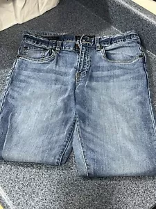 EUC Lucky Brand Girls Jeans Shorts Blue Sz 16 Authentic Skinny Adjustable Waist - Picture 1 of 10