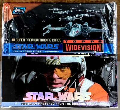 1994 TOPPS WIDEVISION STAR WARS A NEW HOPE Hit Movie 🍿 PACK 10 Cards IMPORT OVP