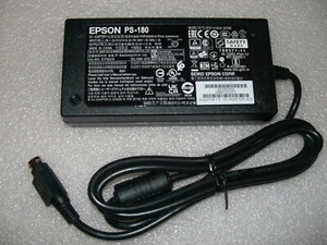 Original Epson PS-180 Netzteil DC 24V / 2,1A / 50,4 W 3-polig für Bondrucker - Bild 1 von 3