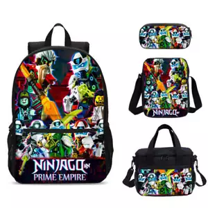 Ninjago Prime Empire Comics Niños Mochila Escolar Bolsa de Almuerzo Aislada Bolsa de Pluma Lote - Imagen 1 de 19