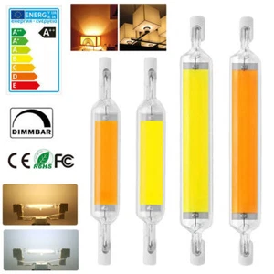 Dimmable 78mm 118mm R7s COB LED Bulbs Security Flood Replace Halogen Bulb 5W 10W - Picture 1 of 17