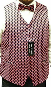BOYS / ADULT UNION JACK WAISTCOAT & BOW TIE SET Jubilee Celebration - Picture 1 of 4