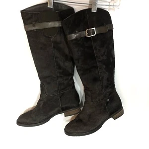 ROCKPORT TALL Leather Boots Size 6 Brown Winter - Picture 1 of 8