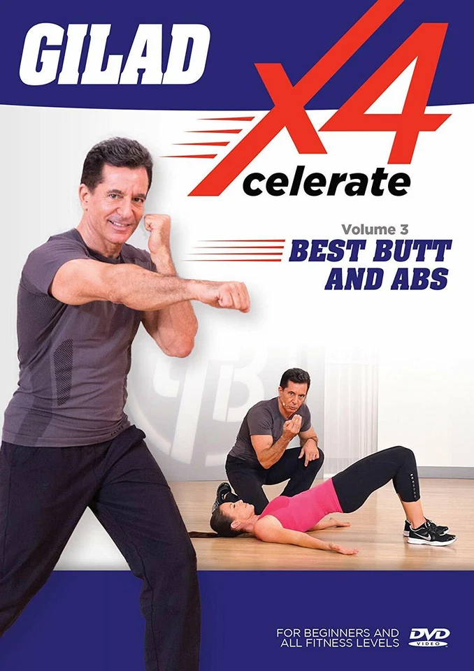 Gilad Xcelerate4 Volume 3 Migliori Culi E ABS DVD Tonificante Workout - Immagine 1 di 1