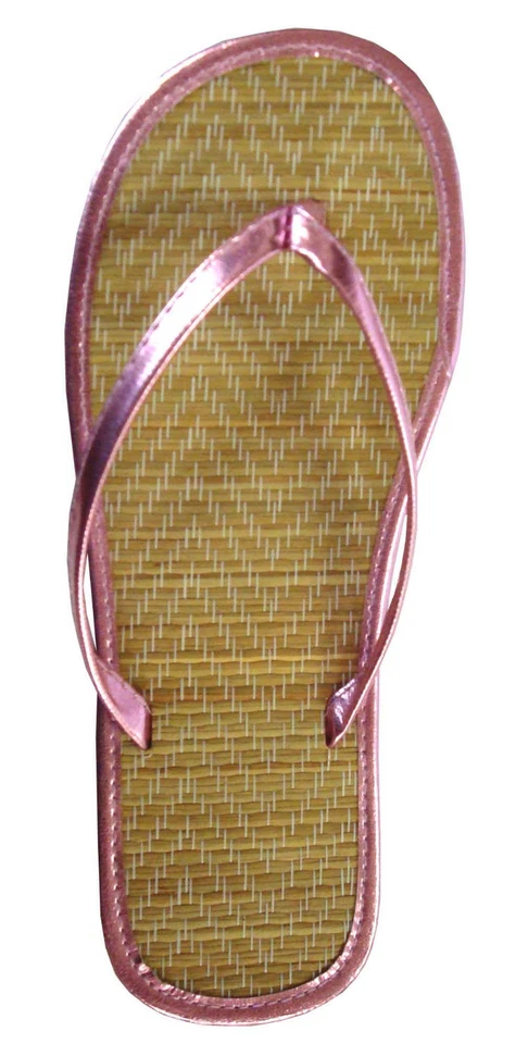 New Women's Bamboo Flip Flop Sandals Beach Gym Pool Party Wedding  || 1212  - Image 1 of 1