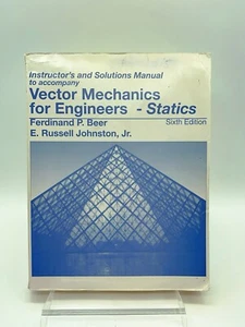 Instructor's Manual Vector Mechanics for Engineers Statics Beer Johnston 6th Ed - Picture 1 of 16