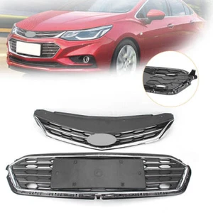 2x obere Stoßstangengrill Frontgitter Kühlergrill für Chevrolet Cruze 2016-2017 - Picture 1 of 12