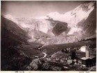 14305 Saas fee Swiss Alps Switzerland Vintage albumen photo 1890c G. Sommer L112