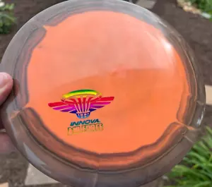Star Thunderbird w/Halo Air Force (One of a Kind) Swirly Disc Golf Innova #780 - Picture 1 of 8