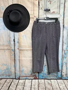 Chicos Weekends Capris Ligero Blanco y Negro Talla 1 = S = 10 - Golf - Imagen 1 de 5