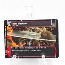 Star Wars CCG TCG Attack of the Clones 169/180 Sonic Showckwave Battle