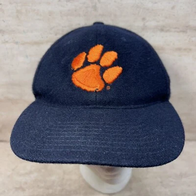 Clemson Tigers 100% Wool Cap Zephyr The Hat Back  Spellout VTG 90s Fitted 7 1/2 - Image 1 of 4