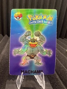 Machamp #1341 - Pocket Monsters Vending Holo Prism- Bandai Nintendo 1999 Pokemon - Picture 1 of 2
