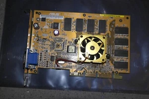 ASUS V7100 Pro 64 MB AGP Nvidia GeForce 2 MX400 video VGA Graphic card - Picture 1 of 5