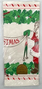 Hallmark Merry Christmas Border Design With White Center Table Cover 60" x 102" - Picture 1 of 4