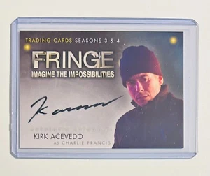 FRINGE Seasons 3-4 KIRK ACEVEDO as Charlie Francis AUTOGRAPH CARD A8 - Picture 1 of 2