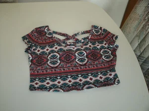 Charlotte Russe damas corto verano top nuevo con etiquetas talla M - Imagen 1 de 6