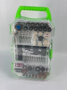 NEW Hyper Tough 208 PC Rotary Tool Accessories Kit w/ Storage Case - Picture 1 of 4