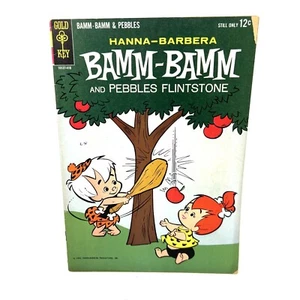 Bamm-Bamm and Pebbles Flintstone 1 Gold Key Hanna-Barbera Western Printing 1964 - Picture 1 of 4