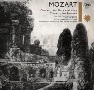 MOZART Bassoon Concerto BIDLO Flute and Harp Concerto NOVAK PETRAS SMETACEK LP - Imagen 1 de 3