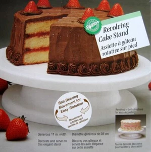 Wilton Revolving Cake Stand Ball Bearing Movement for Easy Rotation 11" in width - Picture 1 of 3