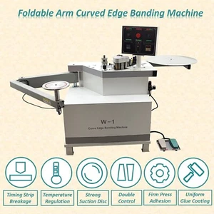Rocker Arm / Foldable Arm Curved Edge Sealing Machine 220V Woodworking Machine - Picture 1 of 15