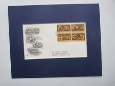 American Colonial Craftsmen (silversmith, wigmaker, hatters) - & First day Cover