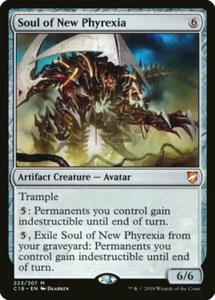 SOUL OF NEW PHYREXIA NM Commander 2018 Magic The Gathering gris - artefacto mítico - Imagen 1 de 1