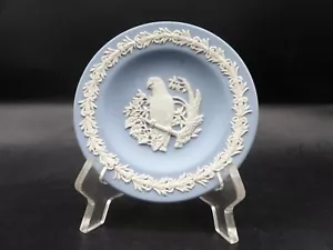 Seltene Wedgwood blau Jasperware Bahama Papagei Pin Schale aus der Bahama Sammlung - Bild 1 von 4