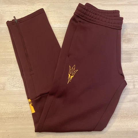 Adidas Team Issue Arizona State Sun Devils Athletic Pants Womens Sz M Medium 31" Cover