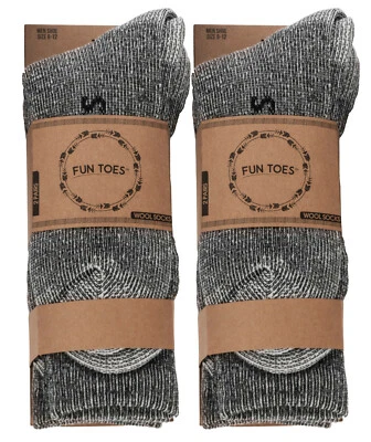 Men heavy duty PRIME Merino Wool Socks 4 Pack for winter ski & trailing - Image 1 of 4