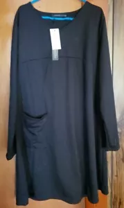 New, Black, Zanzea, XXL, Long Tunic Top - Picture 1 of 1